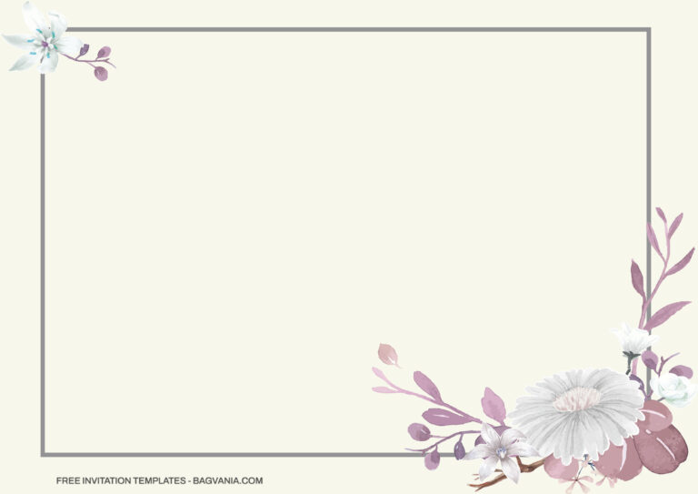 11+ Vintage Daisy Flowers Bouquet Invitation Templates | FREE Printable ...