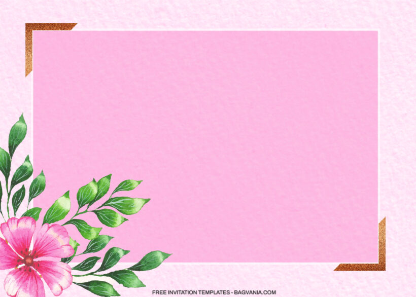 11+ Pinkish Sorbet Hibiscus Floral Invitation Templates