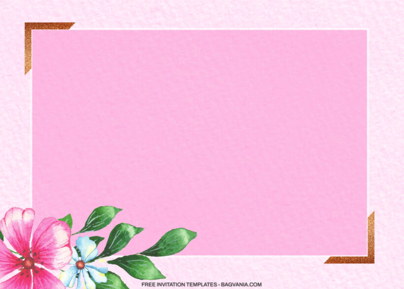 11+ Pinkish Sorbet Hibiscus Floral Invitation Templates