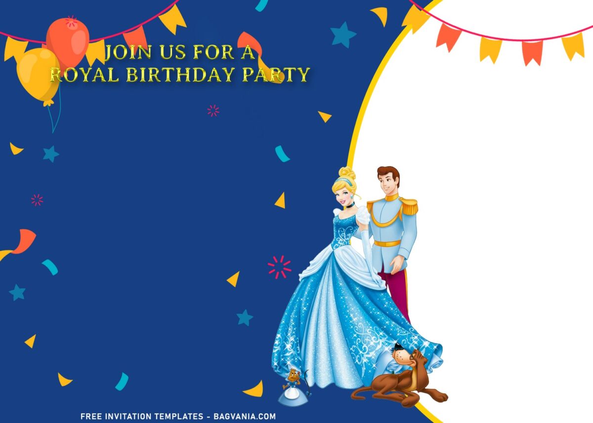 11+ Lovely Adorable Cinderella And Prince Charming Birthday Invitation Templates with Cinderella and Prince Charming