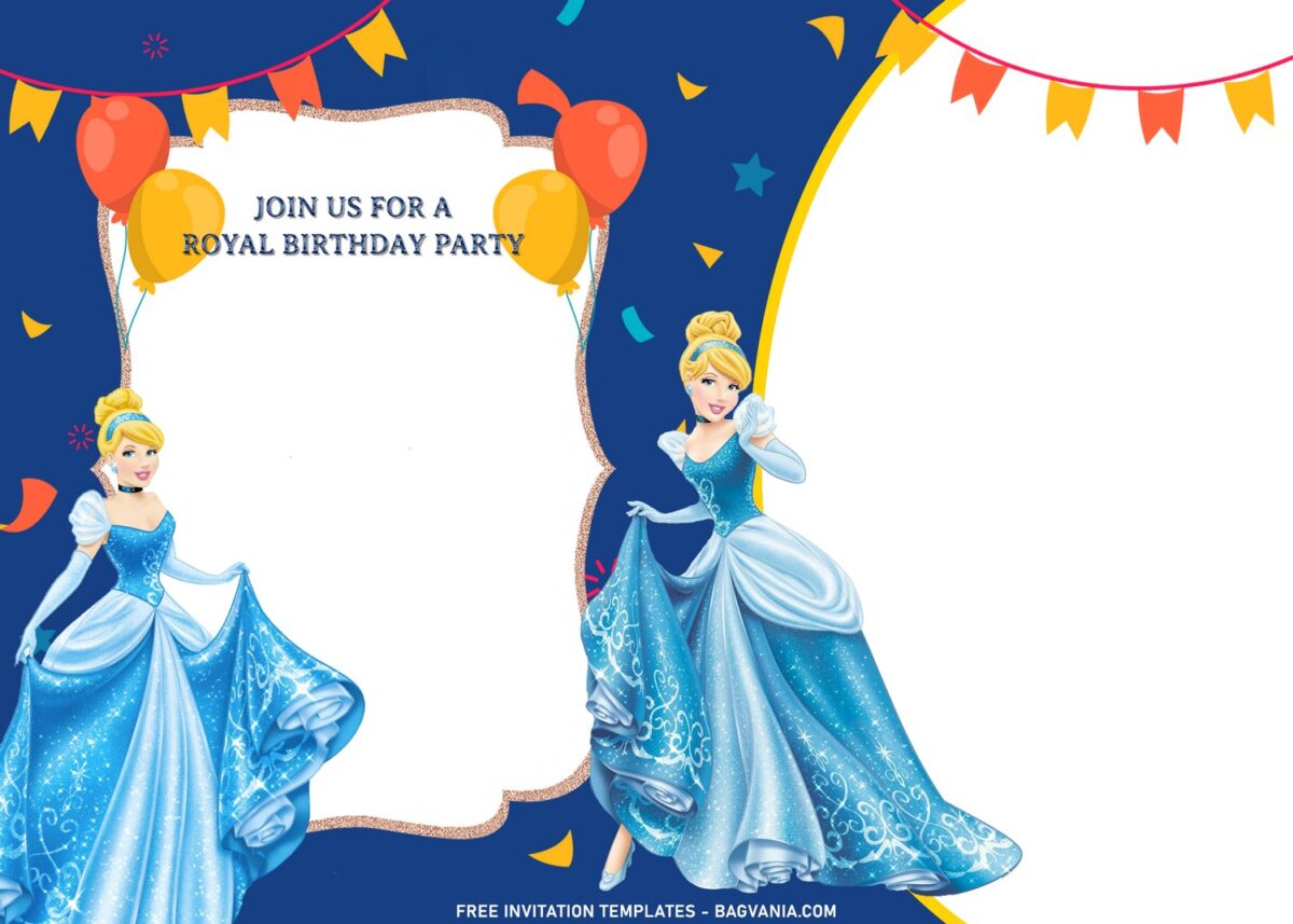 11+ Lovely Adorable Cinderella And Prince Charming Birthday Invitation Templates with beautiful Cinderella