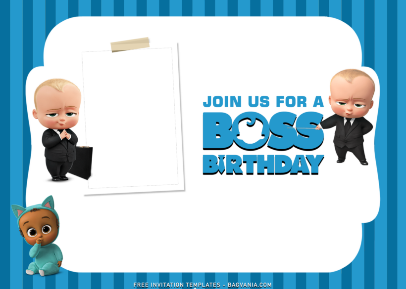 7+ Adorable Boss Baby Birthday Invitation Templates | FREE Printable