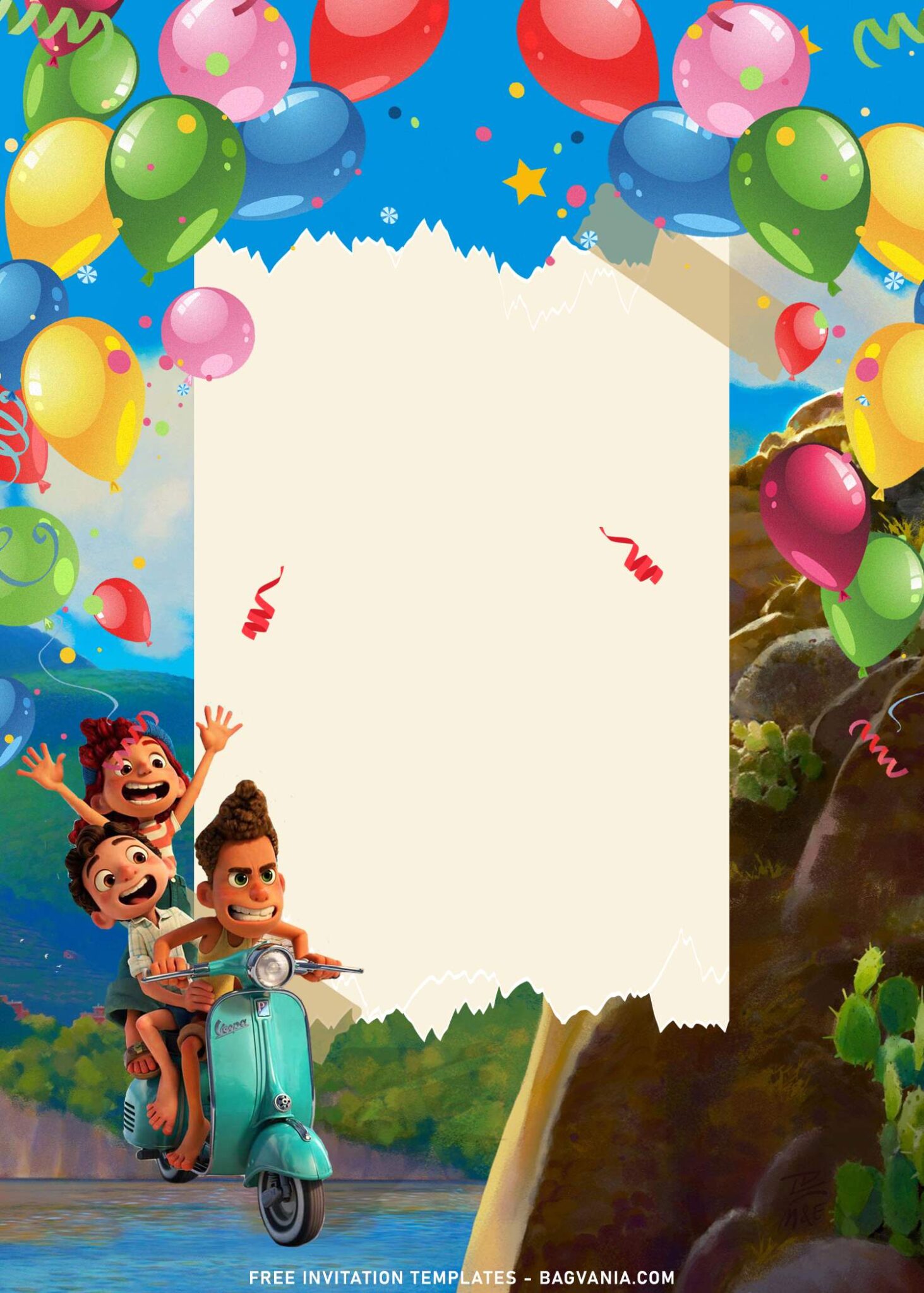 8+ Disney Luca Birthday Invitation Templates For Your Kid’s Birthday
