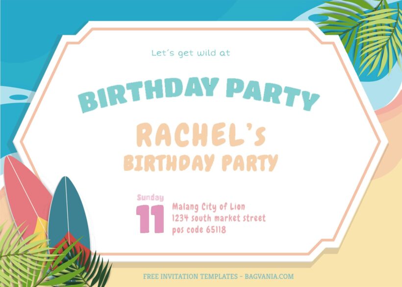 8+ Sweet Summer Holiday Party Invitation Templates