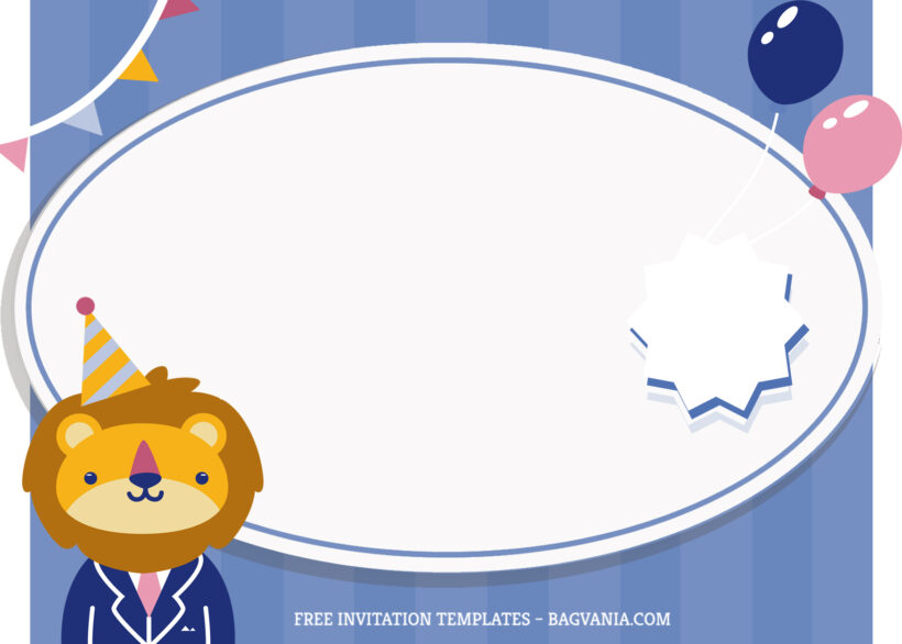 7+ Cuddly Cartoon Animal For Kids Birthday Invitation Templates