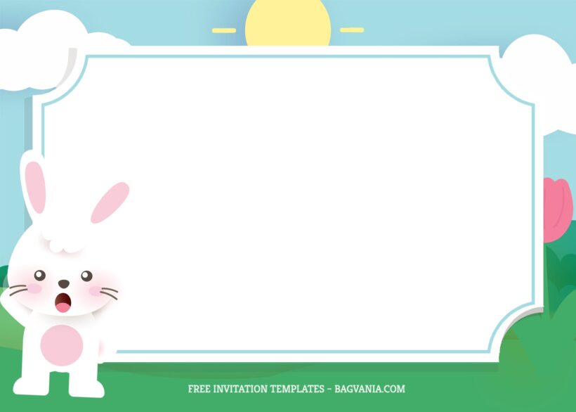 8+ Easter Egg Bunny For Kids Birthday Invitation Templates