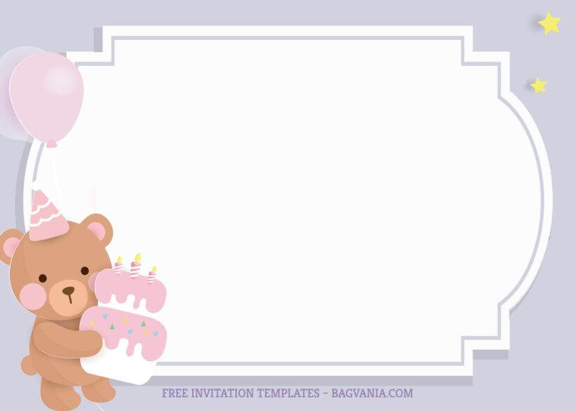 7+ Friendly Teddy Bear For Kids Birthday Invitation Templates