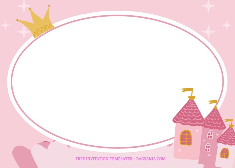 7+ Cute Princess Castle For Girls Birthday Invitation Templates