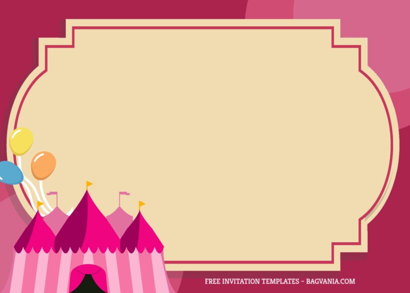 8+ Pinky Delight Carnival Party Invitation Templates