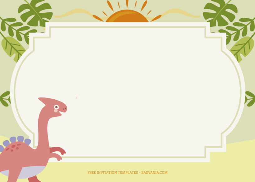8+ Adorable Dinosaur Boy Birthday Party Invitation Templates