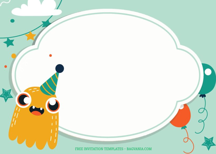 11+ Sweet Monster For Boy Birthday Invitation Templates