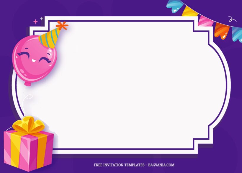 11+ Funny Smiley Balloons Birthday Invitation Templates