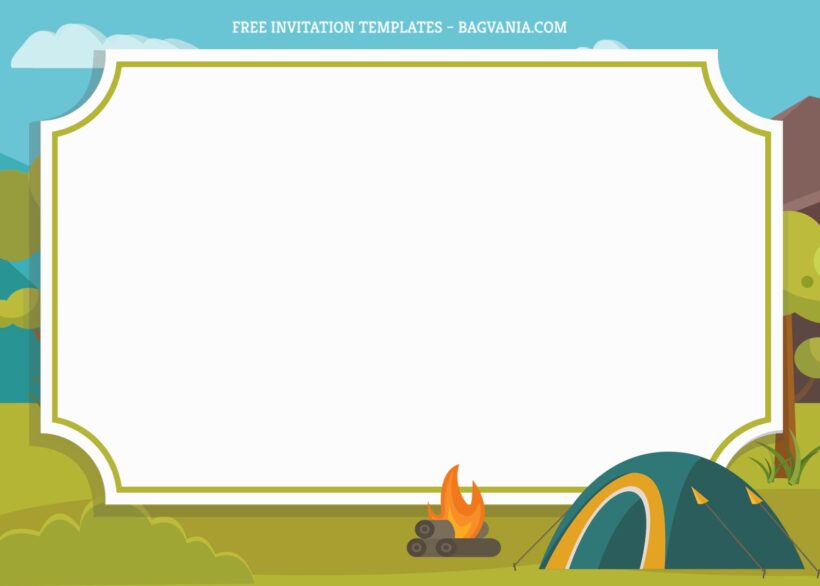 9+ Free Mountain Camps Birthday Invitation Templates