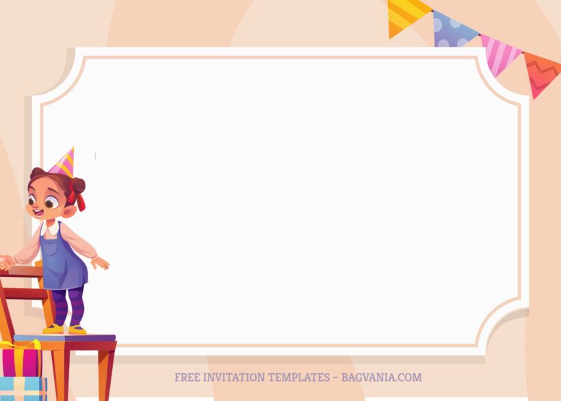 8+ Pretty Cartoon Card For Girls Birthday Invitation Templates