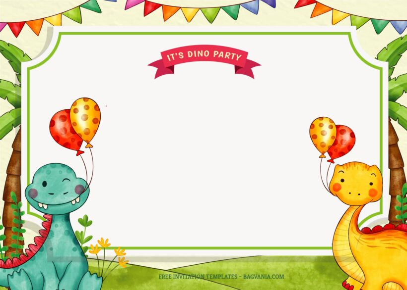 8+ Jungle Dino Boys Birthday Party Invitation Templates