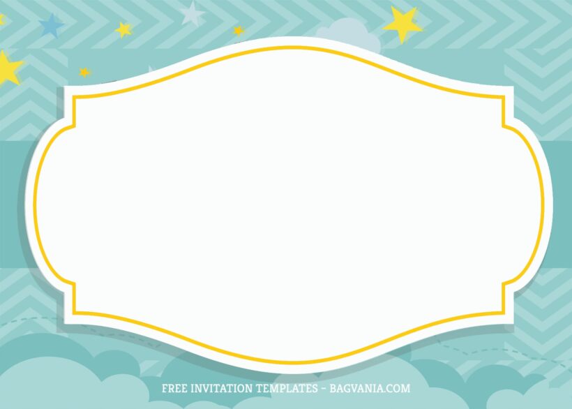 10+ Cute Blue And Yellow Baby Shower Invitation Templates