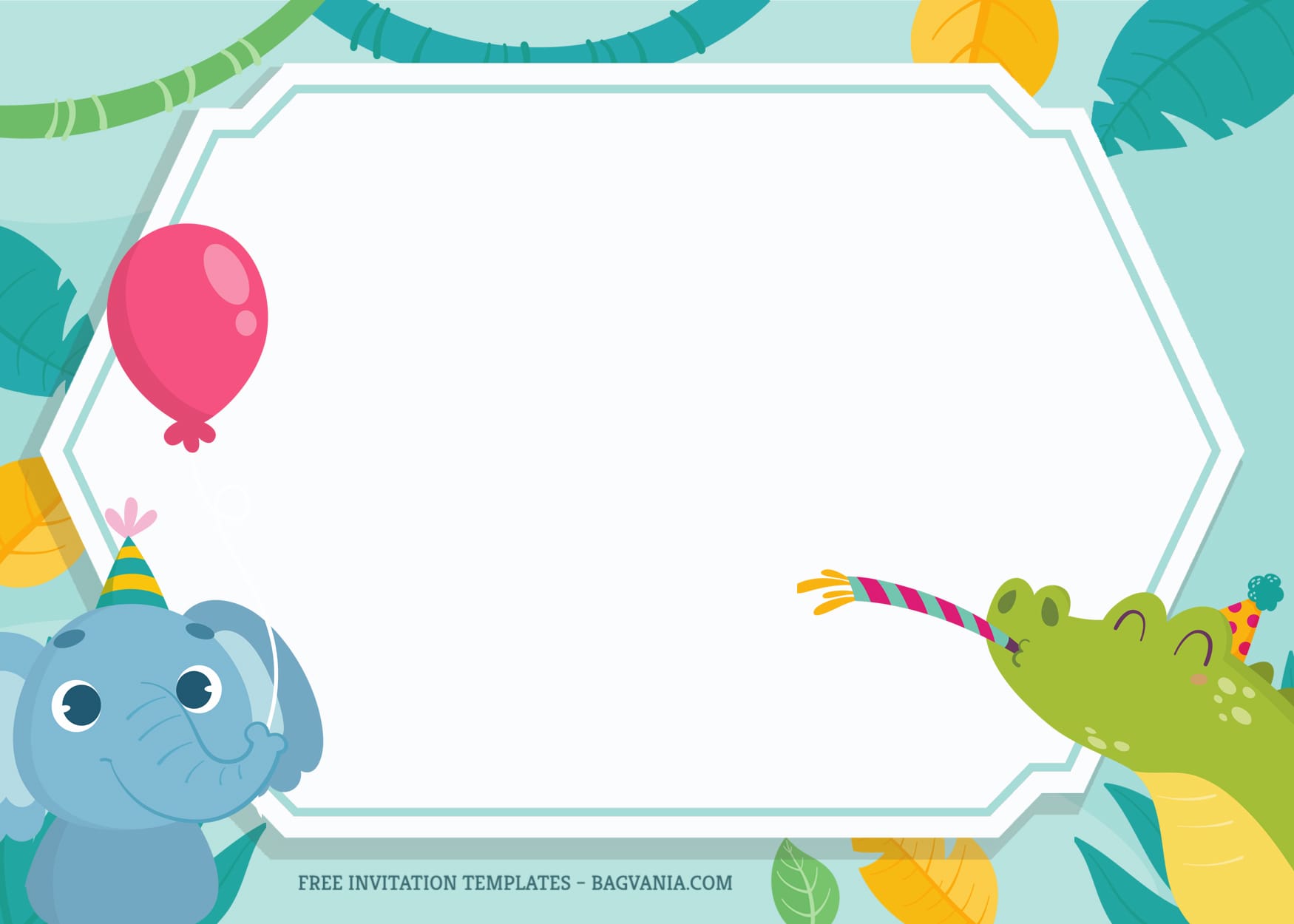 10+ Cute Safari Animal For Birthday Invitation Templates | FREE Printable Birthday  Invitation Templates - Bagvania