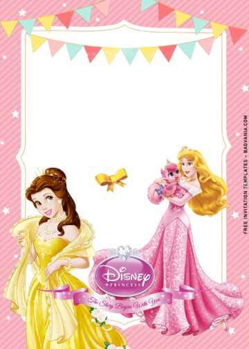 9+ Disney Princess And Castle Birthday Invitation Templates | FREE ...