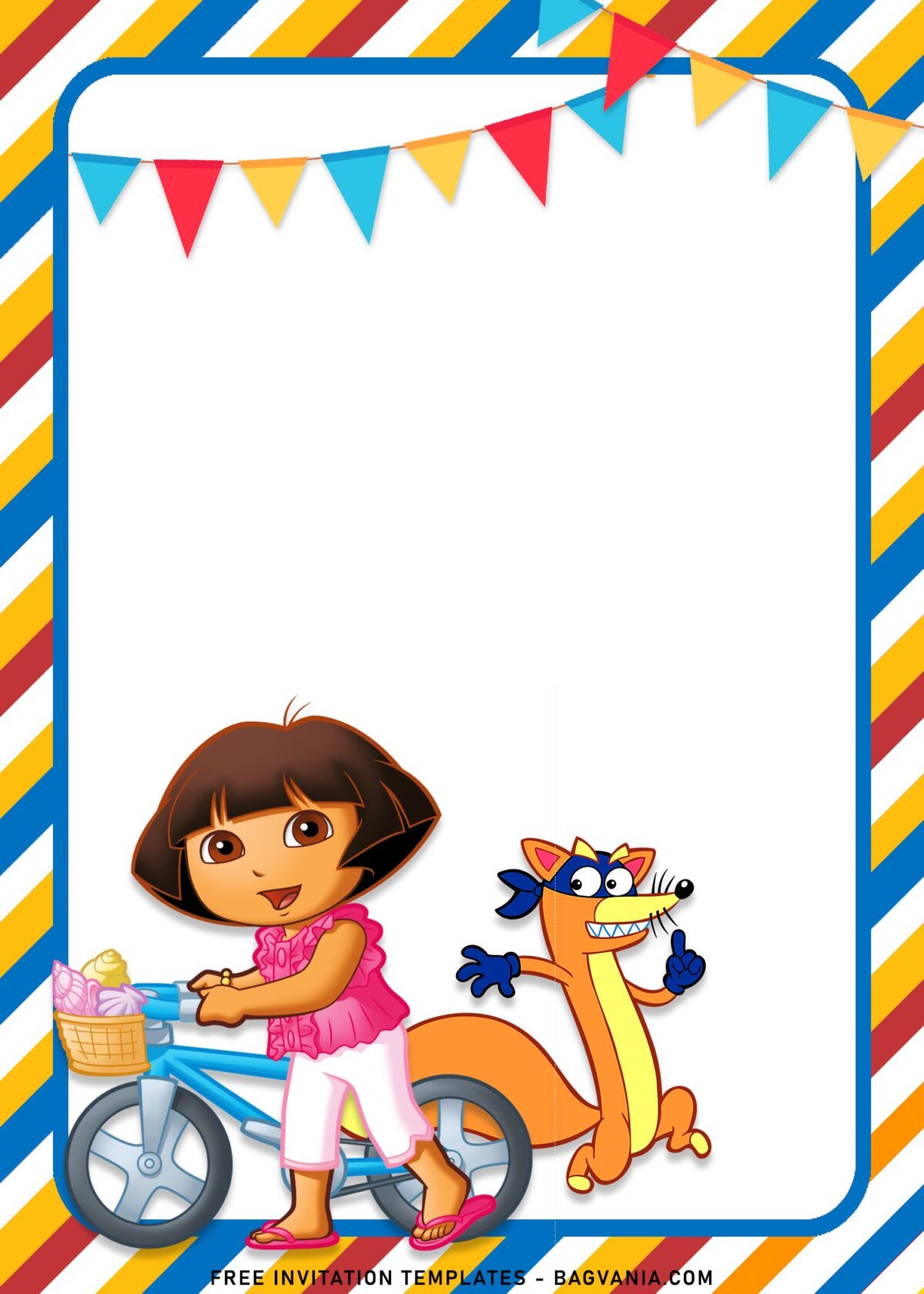 8+ Dora The Explorer Birthday Invitation Templates with Swiper