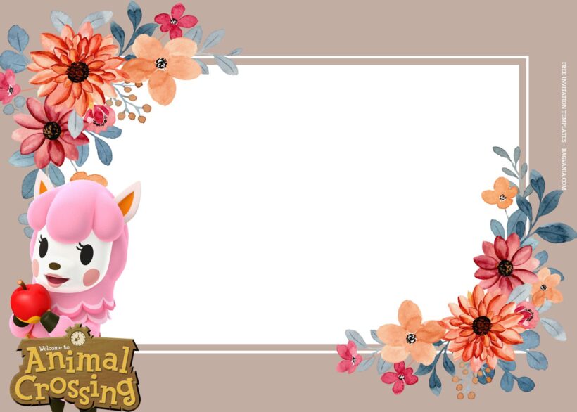 10+ Animal Crossing Cute Bundle Birthday Invitation Templates Type Five