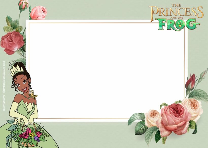 10+ Princess Tiana And The Frog Party Birthday Invitation Templates Type One