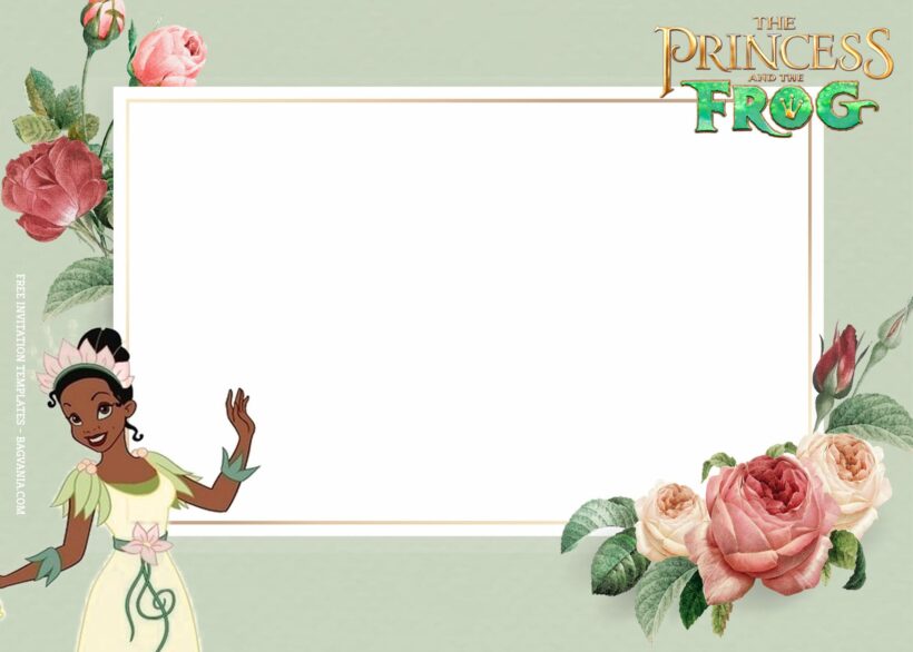 10+ Princess Tiana And The Frog Party Birthday Invitation Templates Type Two