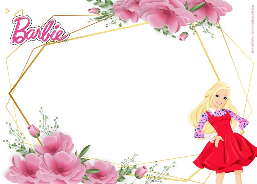 11+ Stylish And Pretty With Barbie Birthday Invitation Templates Type One