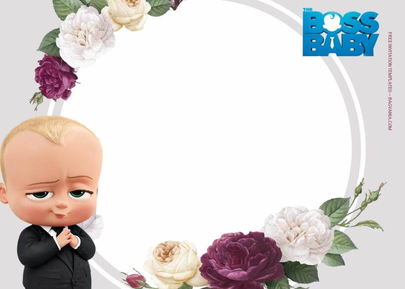 7+ Boss Baby Rule Your Party Birthday Invitation Template Type One