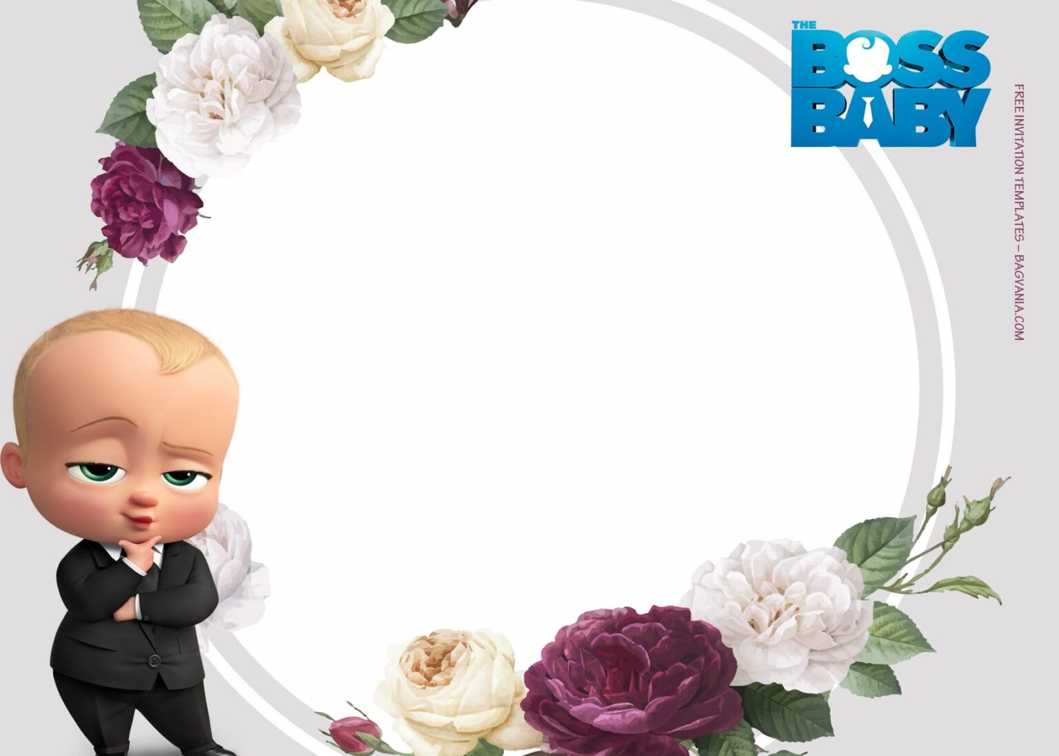 7+ Boss Baby Rule Your Party Birthday Invitation Template | Bagvania