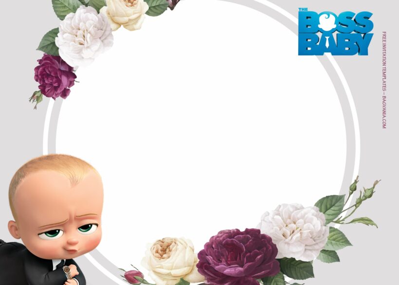 7+ Boss Baby Rule Your Party Birthday Invitation Template Type Two