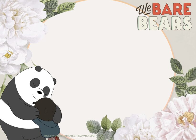 7+ Friendship Forever With We Bare Bears Birthday Invitation Templates Type Five