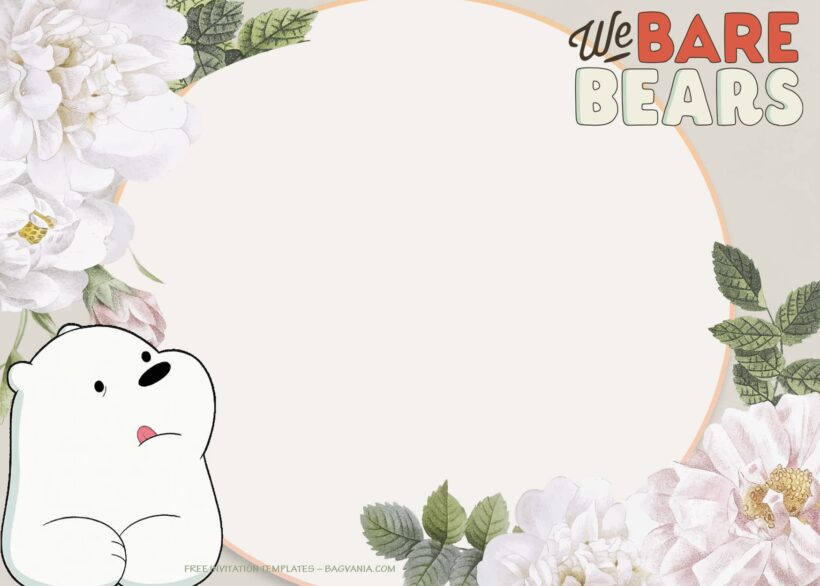 7+ Friendship Forever With We Bare Bears Birthday Invitation Templates Type Six