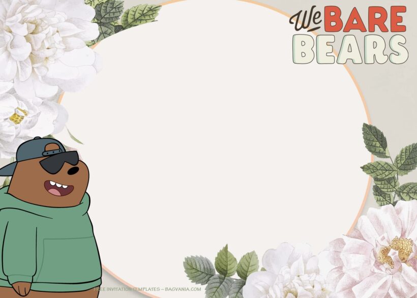 7+ Friendship Forever With We Bare Bears Birthday Invitation Templates Type Two