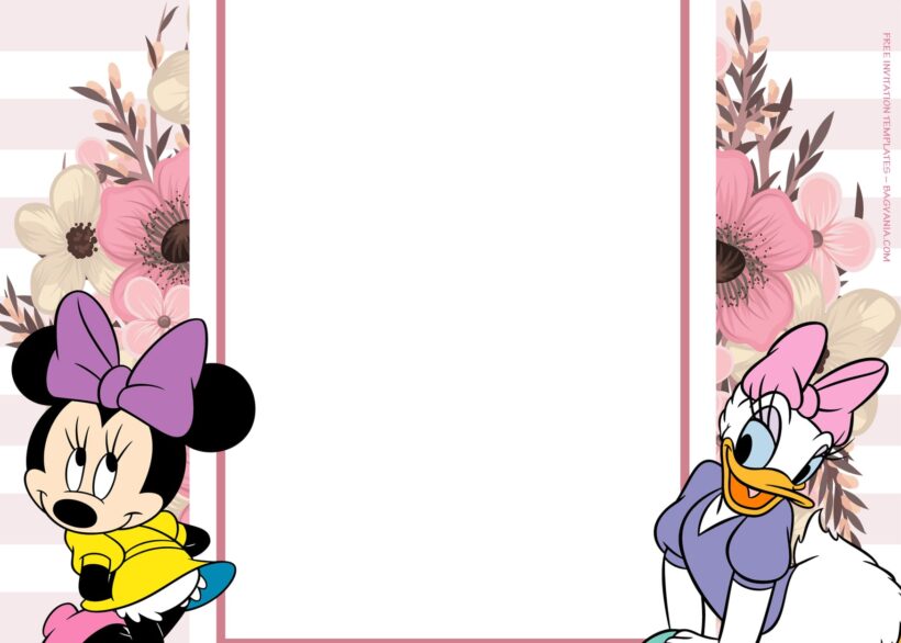 7+ Hang Out With Mickey And Minnie Birthday Invitation Templates Type Five