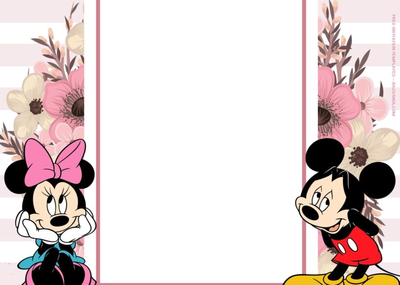 7+ Hang Out With Mickey And Minnie Birthday Invitation Templates Type One