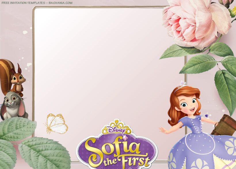 7+ Sofia The First Spring Party Birthday Invitation Templates Type Five