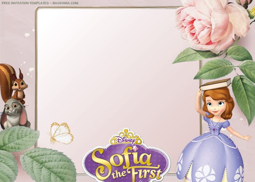7+ Sofia The First Spring Party Birthday Invitation Templates Type Four