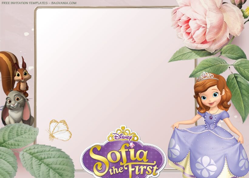7+ Sofia The First Spring Party Birthday Invitation Templates Type One