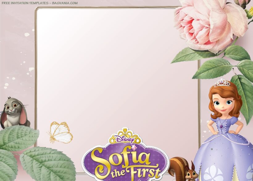 7+ Sofia The First Spring Party Birthday Invitation Templates Type Six