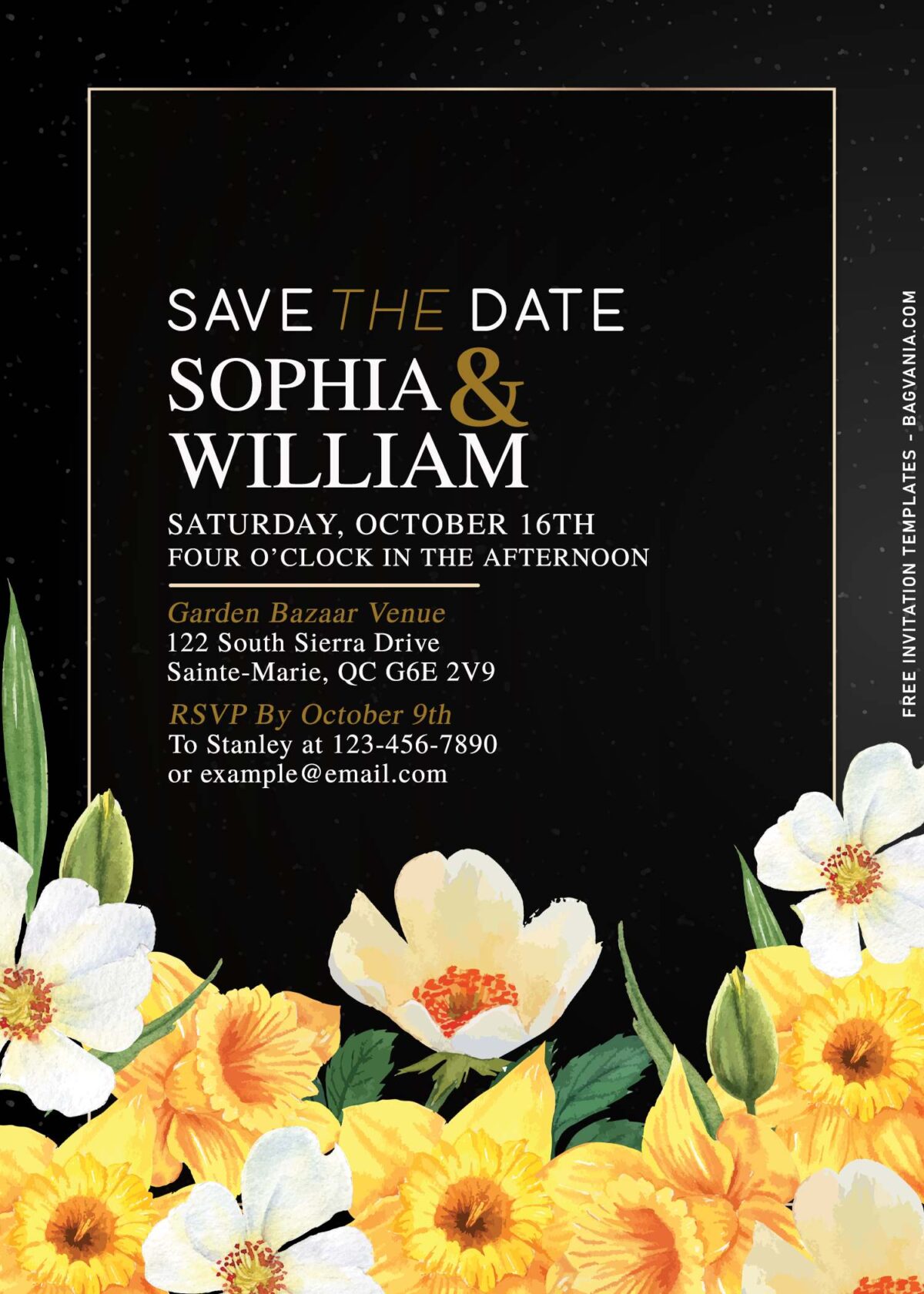 8+ Spring Daffodil Floral Birthday Invitation Templates