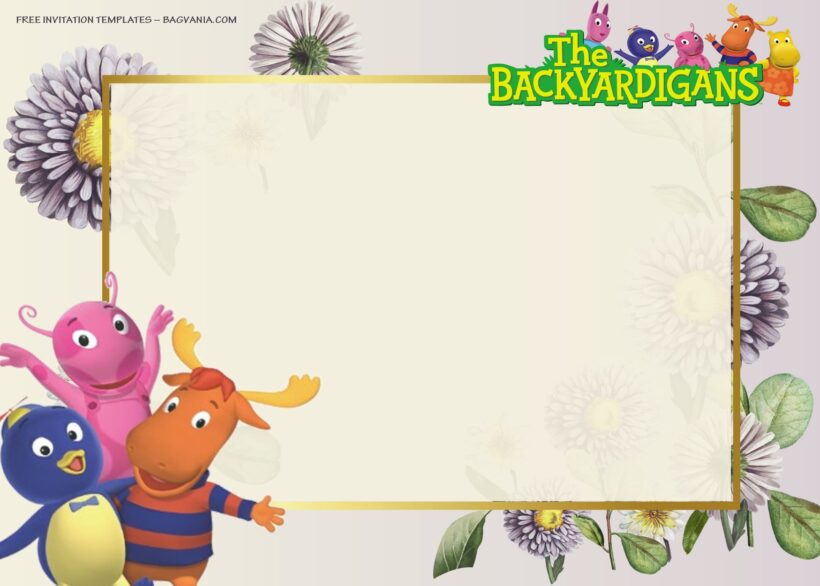 8+ Explore The World With Backyardigans Birthday Invitation Templates Type Two