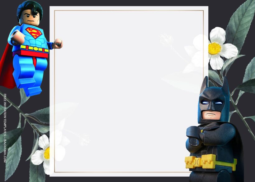 8+ Lego Batman Adventure Party Birthday Invitation Templates Type Four