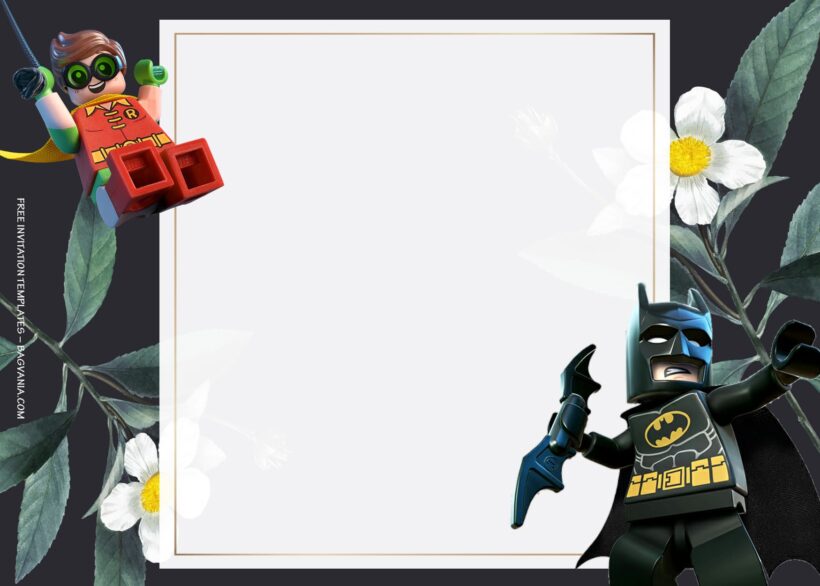 8+ Lego Batman Adventure Party Birthday Invitation Templates Type One
