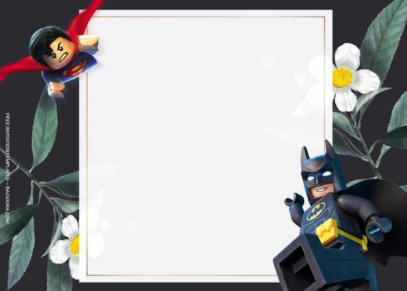 8+ Lego Batman Adventure Party Birthday Invitation Templates Type Three