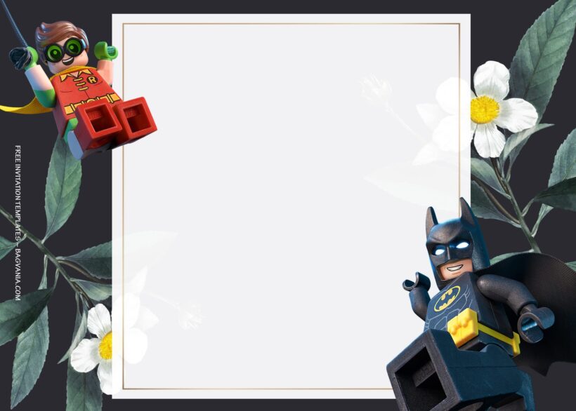 8+ Lego Batman Adventure Party Birthday Invitation Templates Type Two