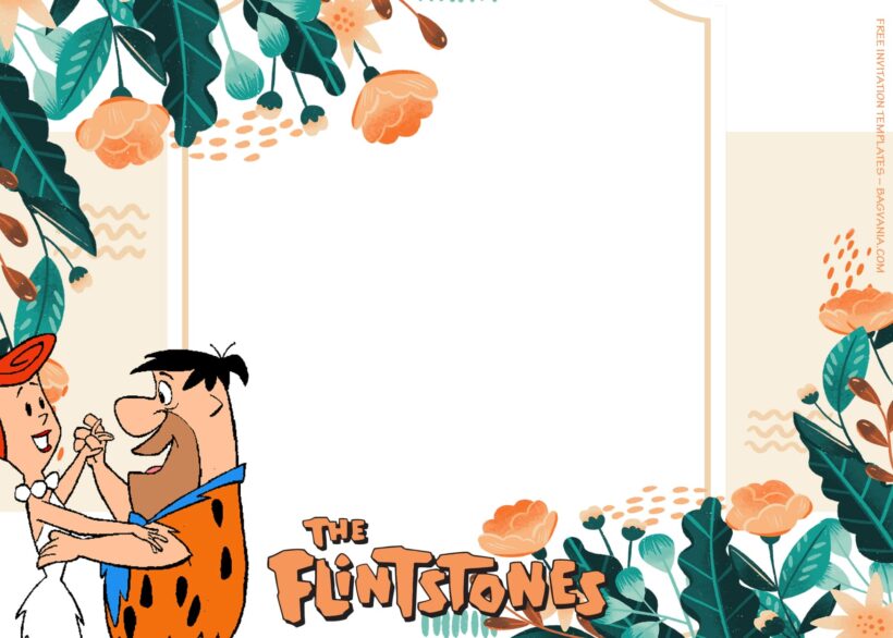 8+ Prehistoric Slash With Flintstones Birthday Invitation Templates Type Four