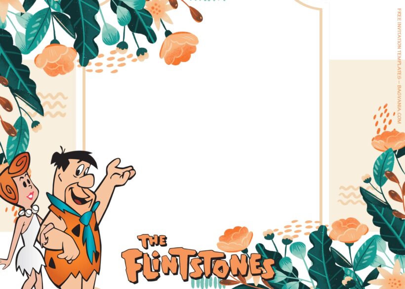 8+ Prehistoric Slash With Flintstones Birthday Invitation Templates Type One