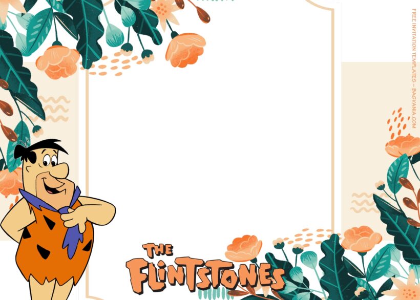 8+ Prehistoric Slash With Flintstones Birthday Invitation Templates Type Two