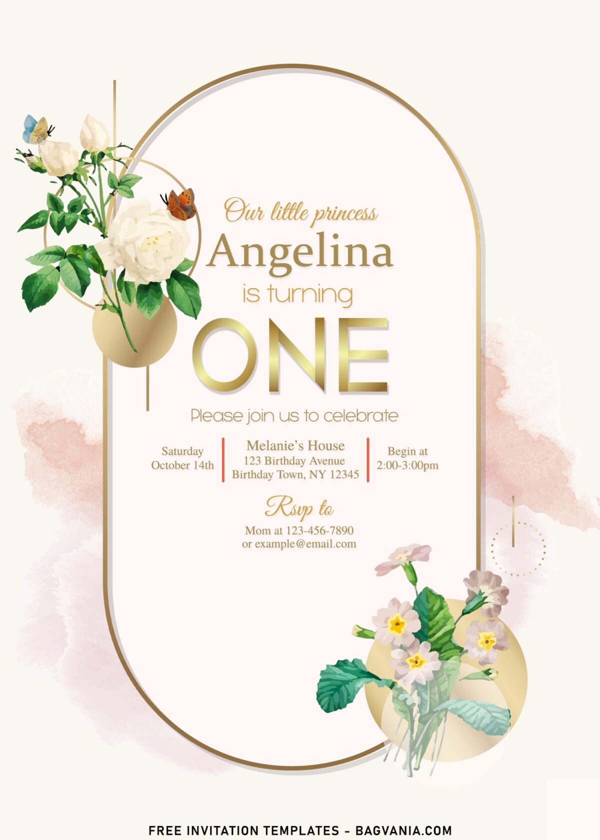 9+ Classically Elegant Birthday Invitation Templates With Flower Charm