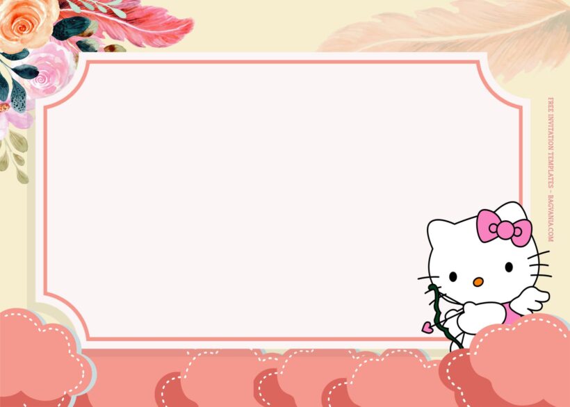 9+ Romance Pink Hello Kitty Birthday Invitation Templates Type One